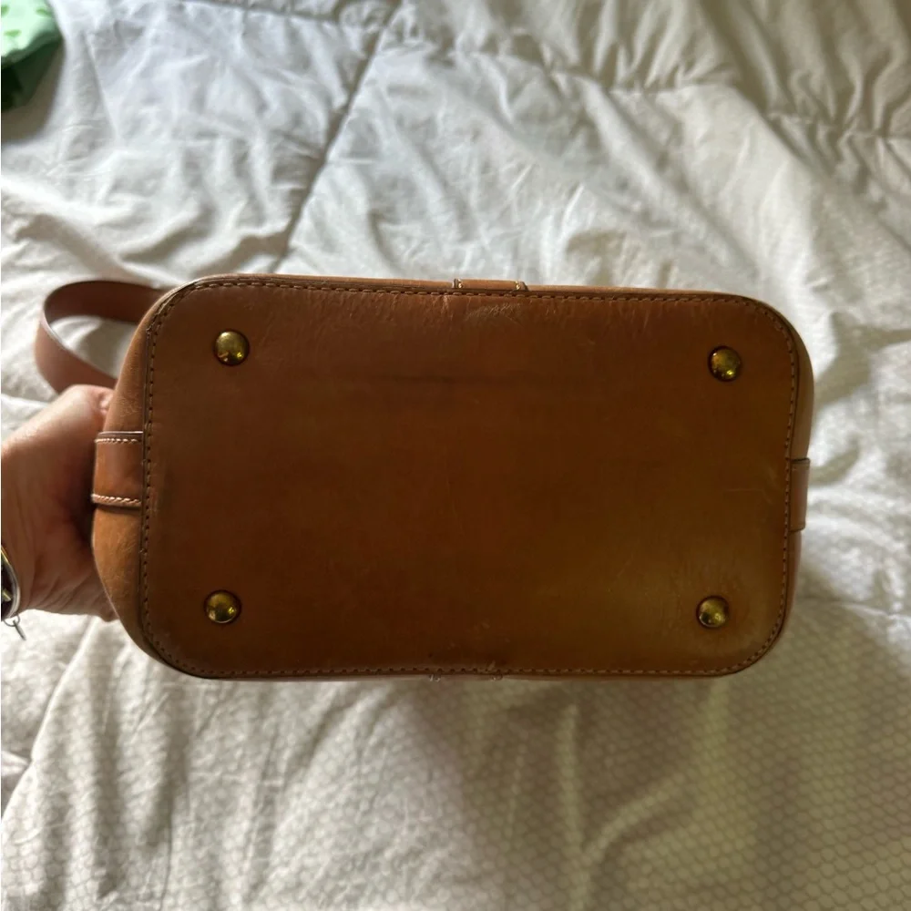Frye Tan Leather Shoulder Bag - Picture 5 of 8